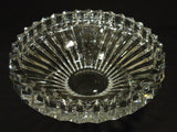 Designer 63-58h Vintage Crystal Bowl 12in x 12in x 5in Crystal  -- Used