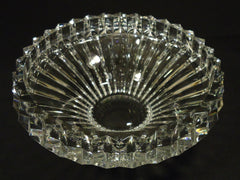 Designer 63-58h Vintage Crystal Bowl 12in x 12in x 5in Crystal  -- Used