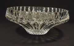 Designer 63-58h Vintage Crystal Bowl 12in x 12in x 5in Crystal  -- Used