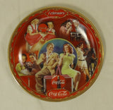 Bradford Exchange 6523A * Coca-Cola Collector Plate 5 3/4in Febuary 1999 Porcelain  -- Used