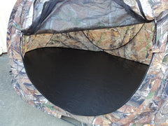 Lucky Bums Quick Camp Tent 1 Man Brown/Black Fits 2 Kids 100% Polyester -- Used