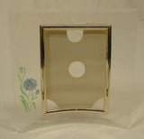 Designer Curved Picture Frame 4 1/2in x 3 1/2in 64-58b * Plastic  -- Used