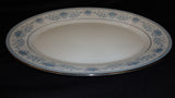 Noritake 14in Platter Contemporary Medium Oval 2482 Blue Hill Vintage China -- Used