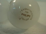 Philips 75 Watt Incandescent Light Bulb 2 Pack Frost Rough Service HT-A192A-S -- New