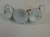 Name Brand 65 Watt Indoor Flood Light Bulb Lot of 4 Frost E26 Medium Base -- Used