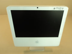 Apple iMac 17in Flat Screen 1.83GHz Intel Core 80GB Hard Drive A1195 EMC 2114 -- Used