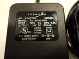 Terayon Power Adaptor 10VDC 1200mA 120VAC 60Hz 0.3A AD-4810200D -- Used
