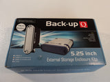 Backup Q 5.25 Inch External Storage Enclosure Kit USB 2.0 Firewire A AL525U2F -- New