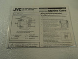 JVC Waterproof Marine Camcorder Case Clear Maintenance Kit Included WR-DV35U -- New
