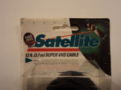 Recton 12-Ft Super VHS Cable 3.7-M Black Mini Dish Satellite DSV143 -- New