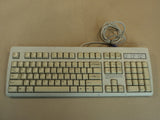 NMB Deluxe Computer Keyboard PS2 Light Gray Clicky PS/2 RT2258TW -- Used