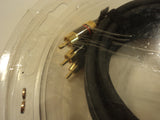 Professional RCA Composite Video Audio Stereo 3-Ft Cable -- New