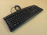 Dell Deluxe Computer Keyboard PS2 Black PS/2 RT7D00 -- Used