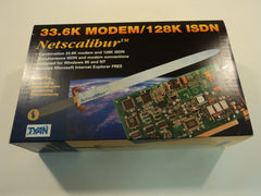 Tyan 33.6K Modem 128K ISDN Windows 95 and NT Netscalibur -- New