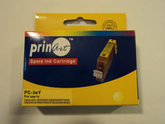 Prinart Ink Cartridge Yellow Canon BJC-3000/6000 S400/S400P/S450/S500 PC-3eY -- New