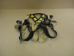 DBI SALA Safety Harness Yellow/Black Vest Style Polyester Metal -- Used