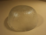 Designer Glass Bowl 10 3/4in Diameter x 4in H Clear Leaf -- Used