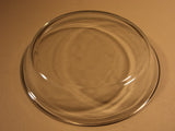 Standard Pie Dish Plate 9 1/4in Diameter x 1 1/2in H Clear Glass -- Used