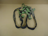 DBI SALA Safety Harness Green/Blue Vest Style Polyester Metal -- Used