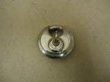 Heavy Duty Disc Lock 3in Diameter x 1in D Stainless Steel -- Used