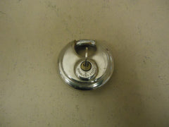 Heavy Duty Disc Lock 3in Diameter x 1in D Stainless Steel -- Used