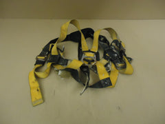 Titan Safety Harness Yellow/Black Full Body T4500/UAKU Nylon Metal -- Used