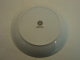 Designer Cheese Plates Set of 4 8in D x 1in H White Contemporary Ceramic -- Used