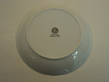 Designer Cheese Plates Set of 4 8in D x 1in H White Contemporary Ceramic -- Used