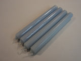 Standard Tealight and Taper Candles Set of 9 Blue/White Wax -- New