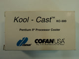 Cofan Processor Cooler Fan Pentium II 50,000 Hrs MTBF Kool Cast KC-300 -- New