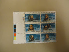 USPS Scott 2220-23 22c Polar Artic Explorers Lot of 3 Plate Block 32 Stamps -- New