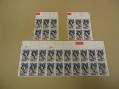 USPS Scott 2369 22c 1988 Olympics Stamps Set of 3 Plate Block 32 Stamps -- New