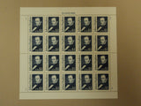USPS Scott 2194 $1 1989 John Hopkins Full Sheet 20 Stamps Mint NH -- New