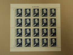 USPS Scott 2194 $1 1989 John Hopkins Full Sheet 20 Stamps Mint NH -- New