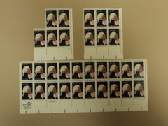 USPS Scott 1952 20c 1981 George Washington 1732-1982 Lot of 3 Plate Block -- New