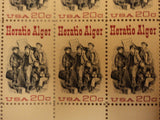 USPS Scott 2010 20c 1982 Horatio Alger Lot of 3 Plate Block 31 Stamps Mint NH -- New