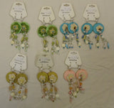 Designer Beaded Crochet Hook Earrings Quantity 7 -- New