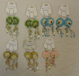 Designer Beaded Crochet Hook Earrings Quantity 7 -- New