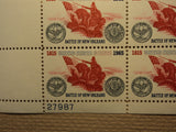 USPS Scott 1261 5c Battle Of New Orleans Mint NH 1965 Plate Block 4 Stamps -- New