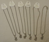 Ball Chain Necklaces With Pendant Qty 6 Nickel Free Lead Free -- New