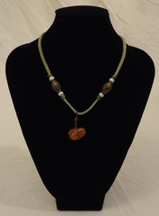 Designer Beaded Necklaces Qty 10 Semi-precious Stones Glass Wood Metal -- New