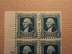 USPS Scott 710 711 712 Washington Bicentennial Issue Plate Block 1932 Mint NH OG -- New