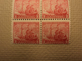 USPS Scott 736 3c Maryland Tercentenary 1634-1934 Mint NH OG 4 Stamp Block -- New