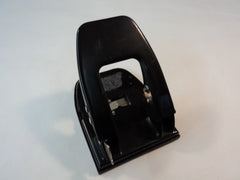 Standard Two Hole Paper Punch 6in L x 5in W x 5in D Black -- Used