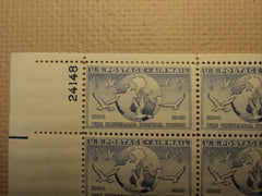 USPS Scott C43 15c The Universal Postal Union 1874-1949 Plate Block Mint NH OG -- New