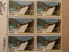 USPS Scott 2042 20c 1983 Tennessee Valley Authority Lot Of 2 Plate Block Mint NH -- New
