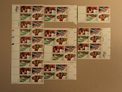 USPS Scott C105-08 40c 1983 Summer Olympics 84 Lot Of 7 Plate Block Mint NH -- New