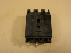 GE Trumbell Electric 3 Pole Circuit Breaker Black 125/250 VDC 250 VAC 50004 6-51 -- Used