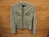 Jeanstar Jean Jacket Coat 98%-Cotton Female Adult M Grays Solid -- Used