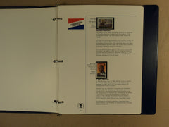 USPS Commemorative Stamp Club Album 89 Stamps Mint 1989 1990 -- New